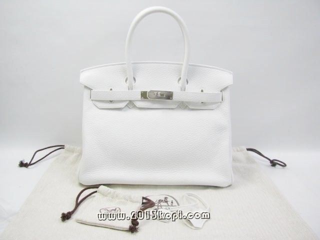 エルメス バーキン30トリヨンクレマンス/エタン 金具 シルバー hms151