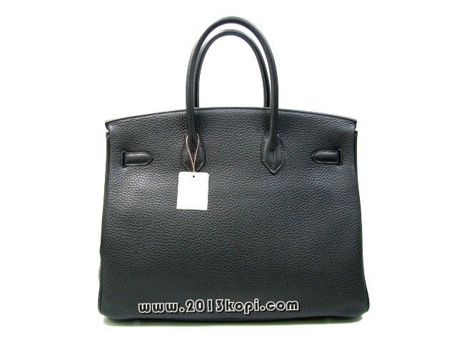 エルメス バーキン35トリヨンクレマンス/ブラック 金具 シルバー 2104100790521