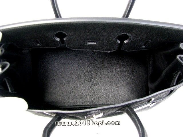 エルメス バーキン35トリヨンクレマンス/ブラック 金具 シルバー 2104100790521