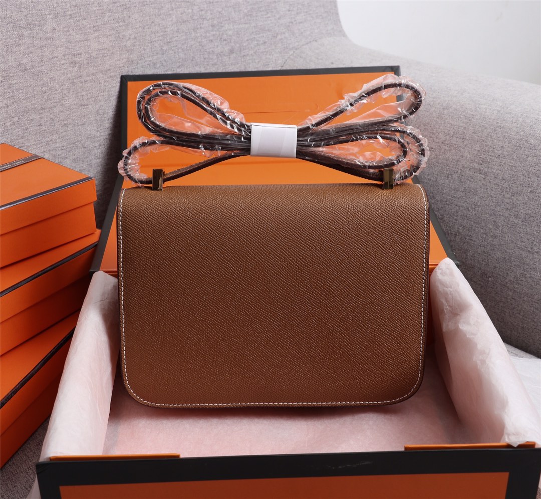 エルメス　HERMES　Constancemini　コンスタンスミニ　　レディース　バッグ　ショルダーバッグ　肩掛けバッグ　10色在庫　シルバー/ゴールド金具　エプソン - 画像 12