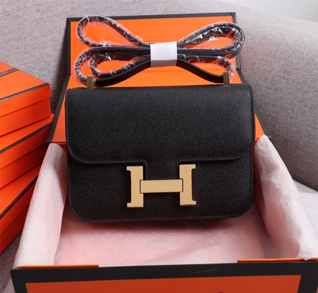 エルメス　HERMES　Constance24　コンスタンス24　　レディース　バッグ　ショルダーバッグ　肩掛けバッグ　7色在庫　シルバー/ゴールド金具　エプソン - 画像 2