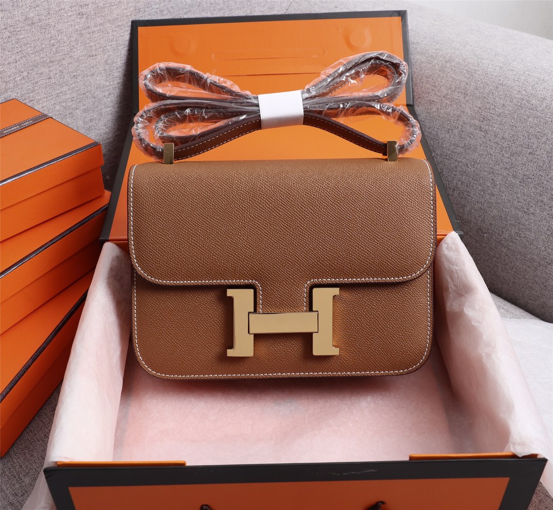 エルメス　HERMES　Constance24　コンスタンス24　　レディース　バッグ　ショルダーバッグ　肩掛けバッグ　7色在庫　シルバー/ゴールド金具　エプソン - 画像 3