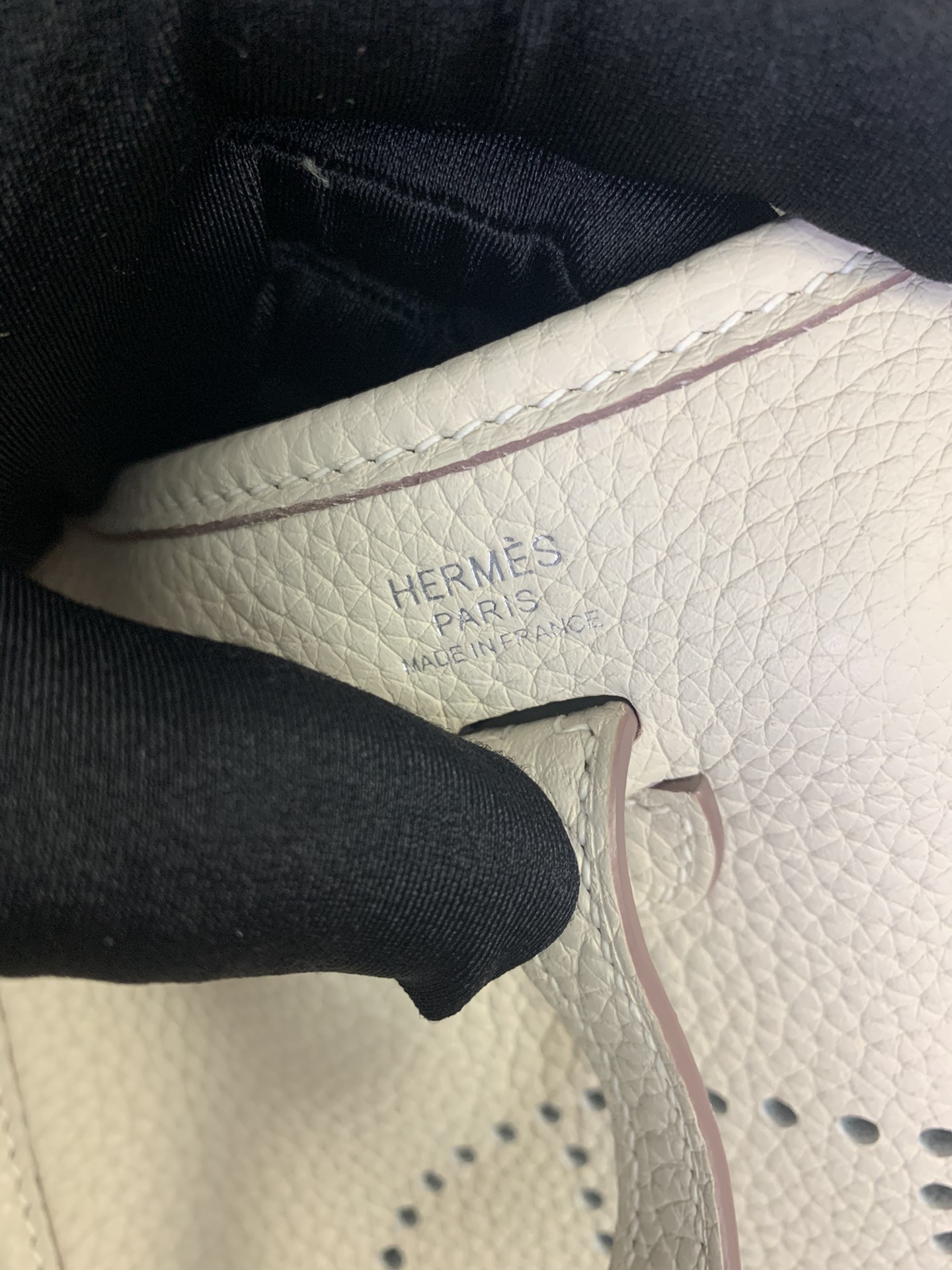 エルメスハーフ手縫いEvelyne Mini エルメスエブリンミニ TPM 16 Hermes 豊富な在庫 シルバー/ゴールド金具 ショルダーバッグ アマゾン?ジグザグ ミニショルダー 33色 - 画像 7