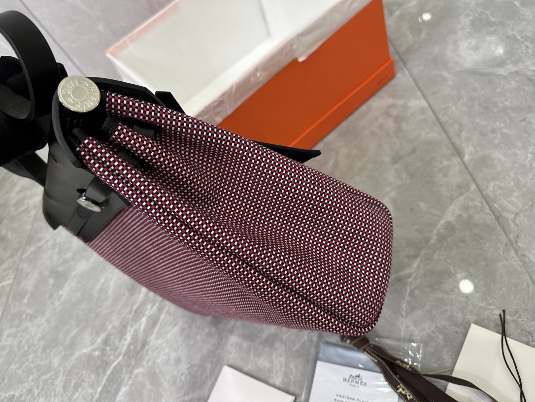 希少 エールバッグ HERMES Herbag Zip 31 バッグ エルメス ショルダーバッグ ハンドバッグ 内縫い 6色 - 画像 8