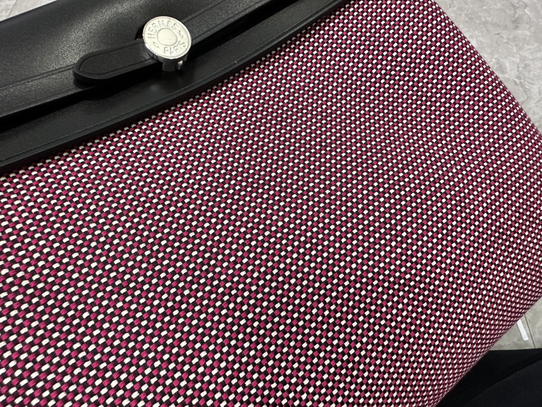 希少 エールバッグ HERMES Herbag Zip 31 バッグ エルメス ショルダーバッグ ハンドバッグ 内縫い 6色 - 画像 11