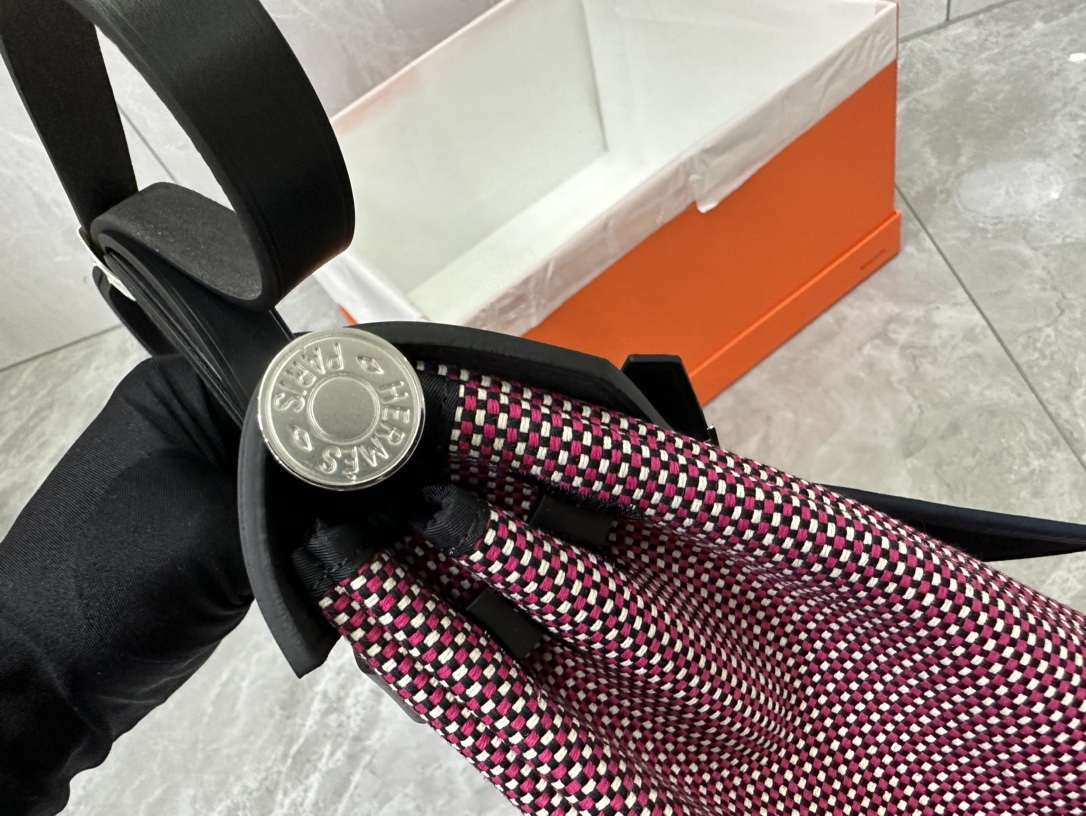 希少 エールバッグ HERMES Herbag Zip 31 バッグ エルメス ショルダーバッグ ハンドバッグ 内縫い 6色 - 画像 13