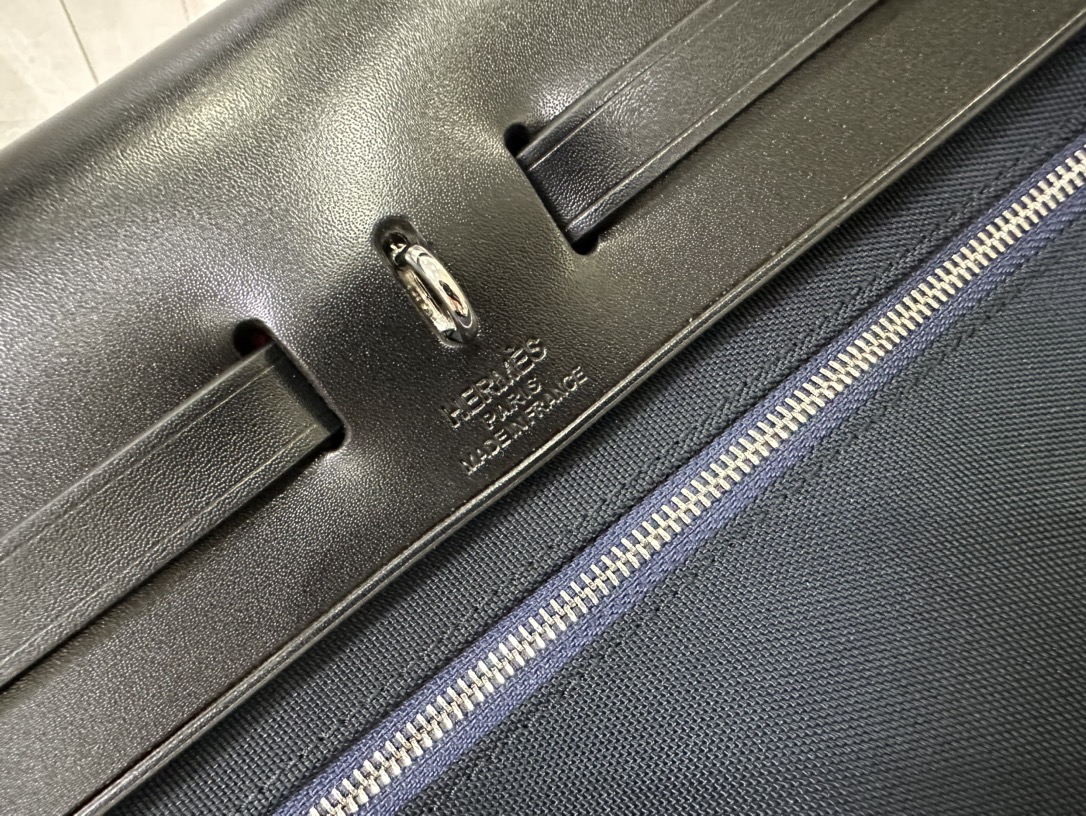 希少 エールバッグ HERMES Herbag Zip 31 バッグ エルメス ショルダーバッグ ハンドバッグ 内縫い 6色 - 画像 14