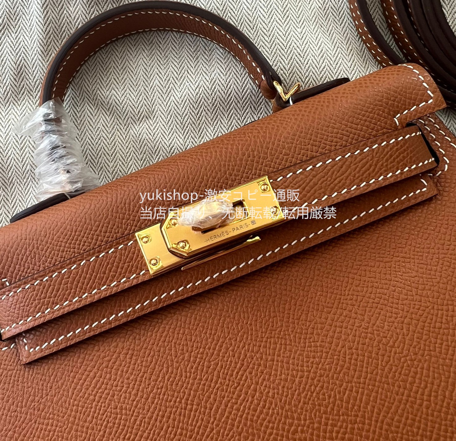 ハーフ手縫い　エルメス　Hermes Mini kelly 2 　可愛いミニケリー2　外縫い　ハンドバッグ　ショルダーつき　33色/金具色お選びでき - 画像 8