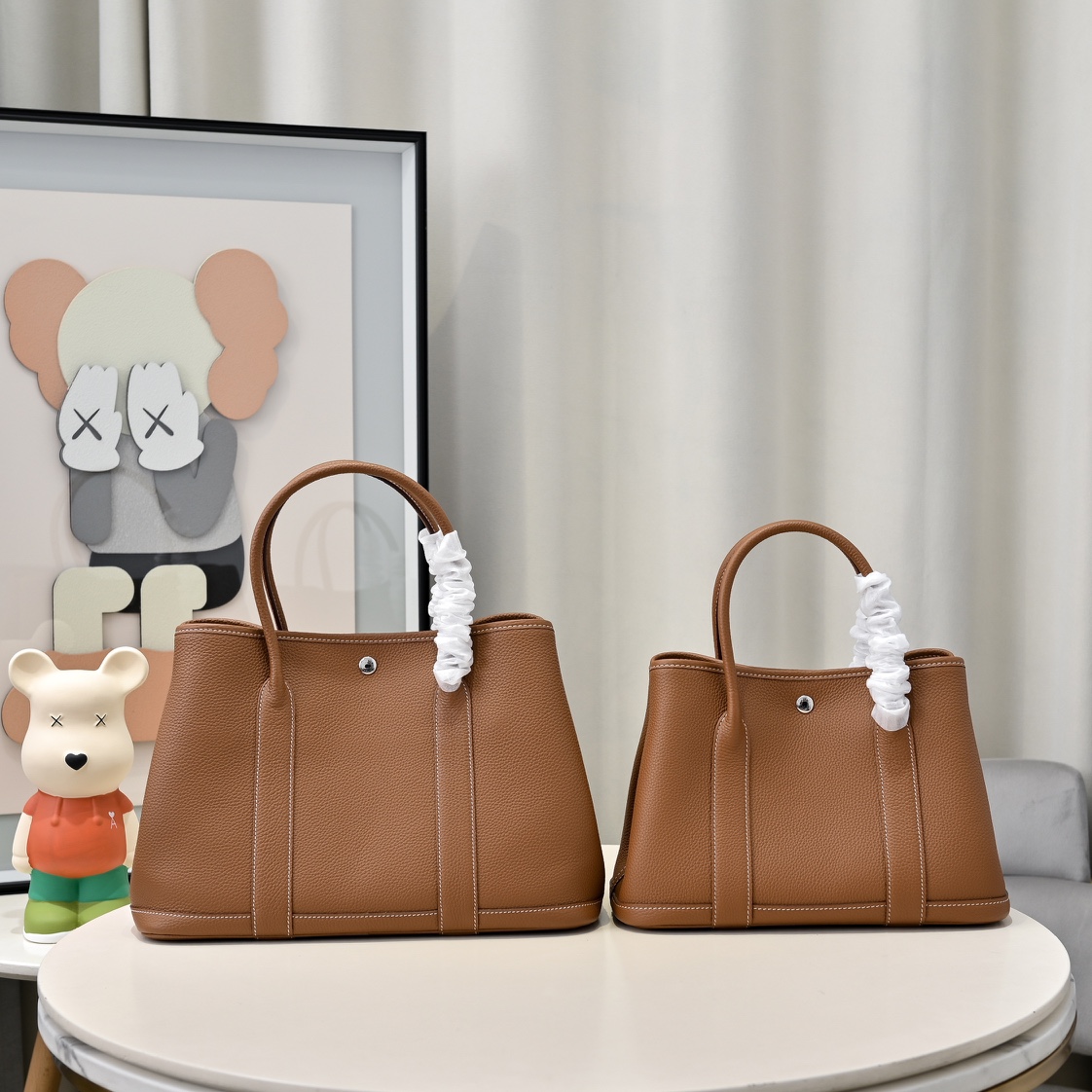 男女兼用　エルメス　ガーデンパーティー30/36　Hermes GardenParty　TPM/PM　トートバッグ　シルバー金具　通勤バッグ　（9色選択可能） - 画像 4