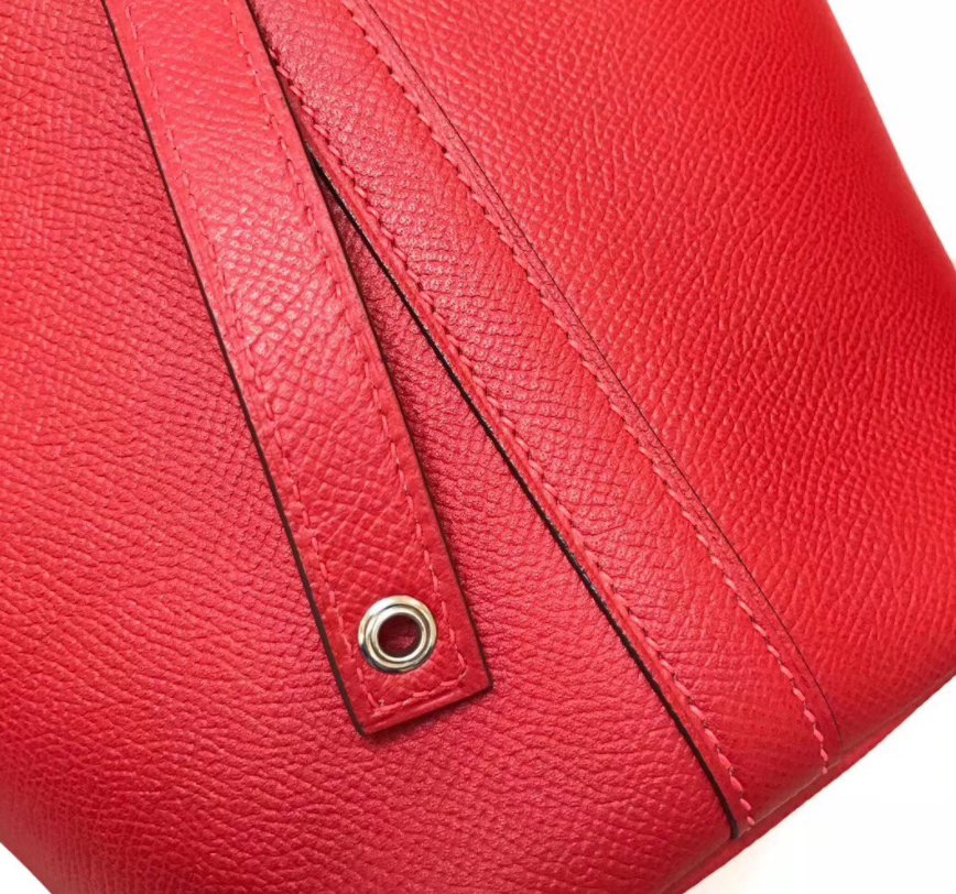 ハーフ手縫い　エルメス　HERMES人気限定ピコタンロック トレサージュ　Picotin Lock Tressag　18/22　ヴォーエプソン　ハンドバッグ　ミニトート　バケットバッグ　10色 - 画像 4
