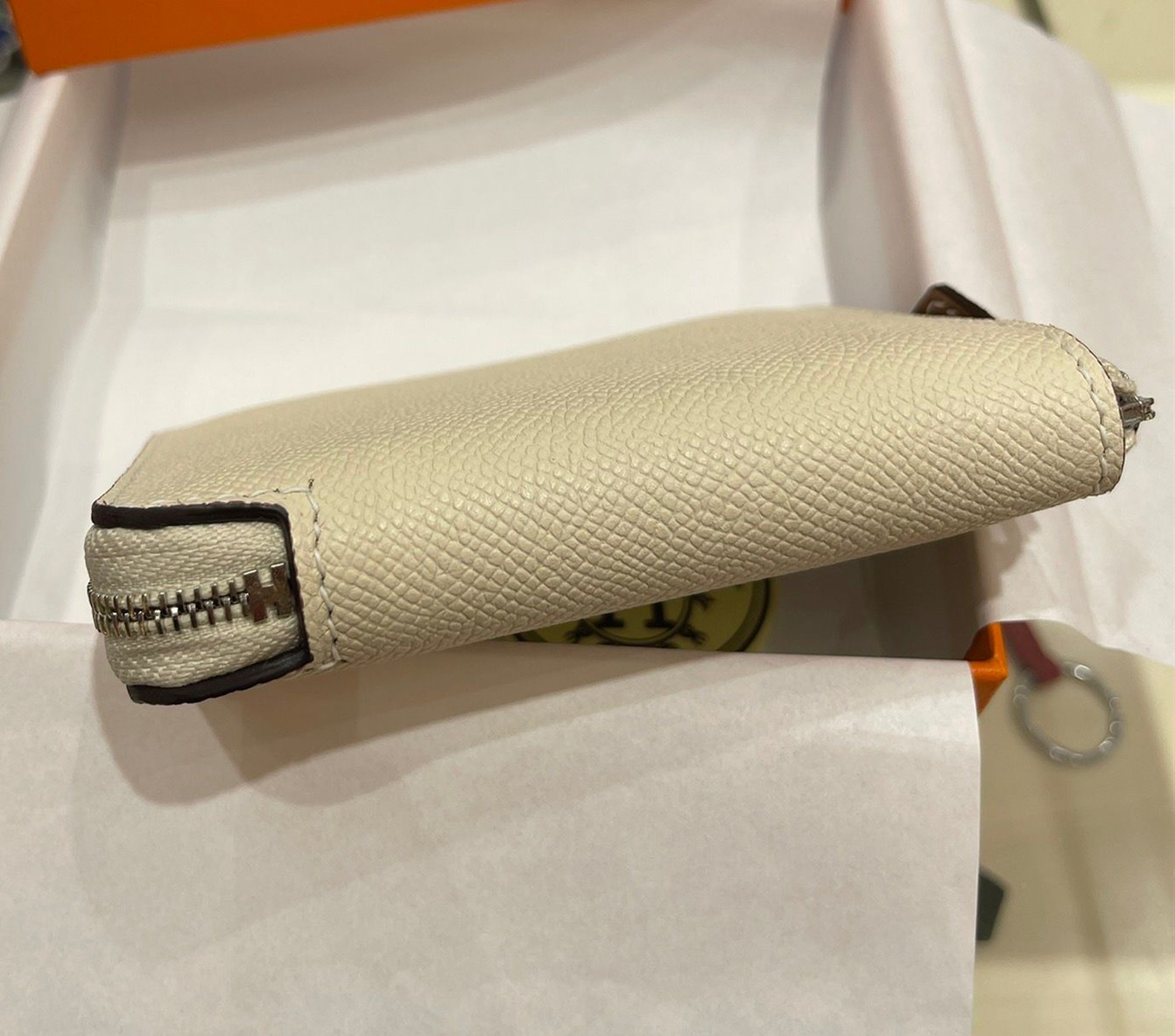 Hermes エルメス アザップ シルクイン コンパクト Azap Silkin Compact エプソン×シルク レディース ファスナー財布 - 画像 13