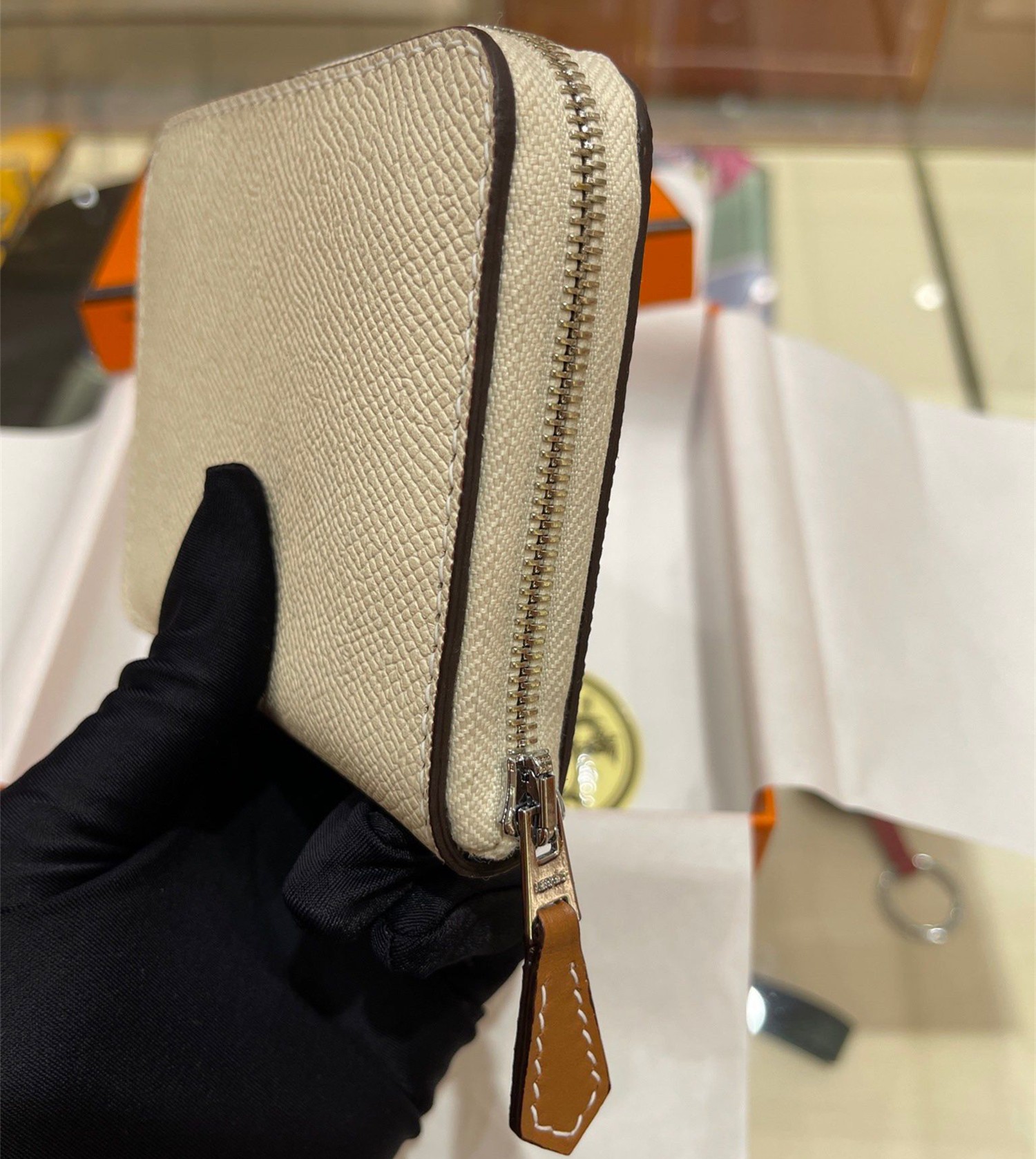 Hermes エルメス アザップ シルクイン コンパクト Azap Silkin Compact エプソン×シルク レディース ファスナー財布 - 画像 14