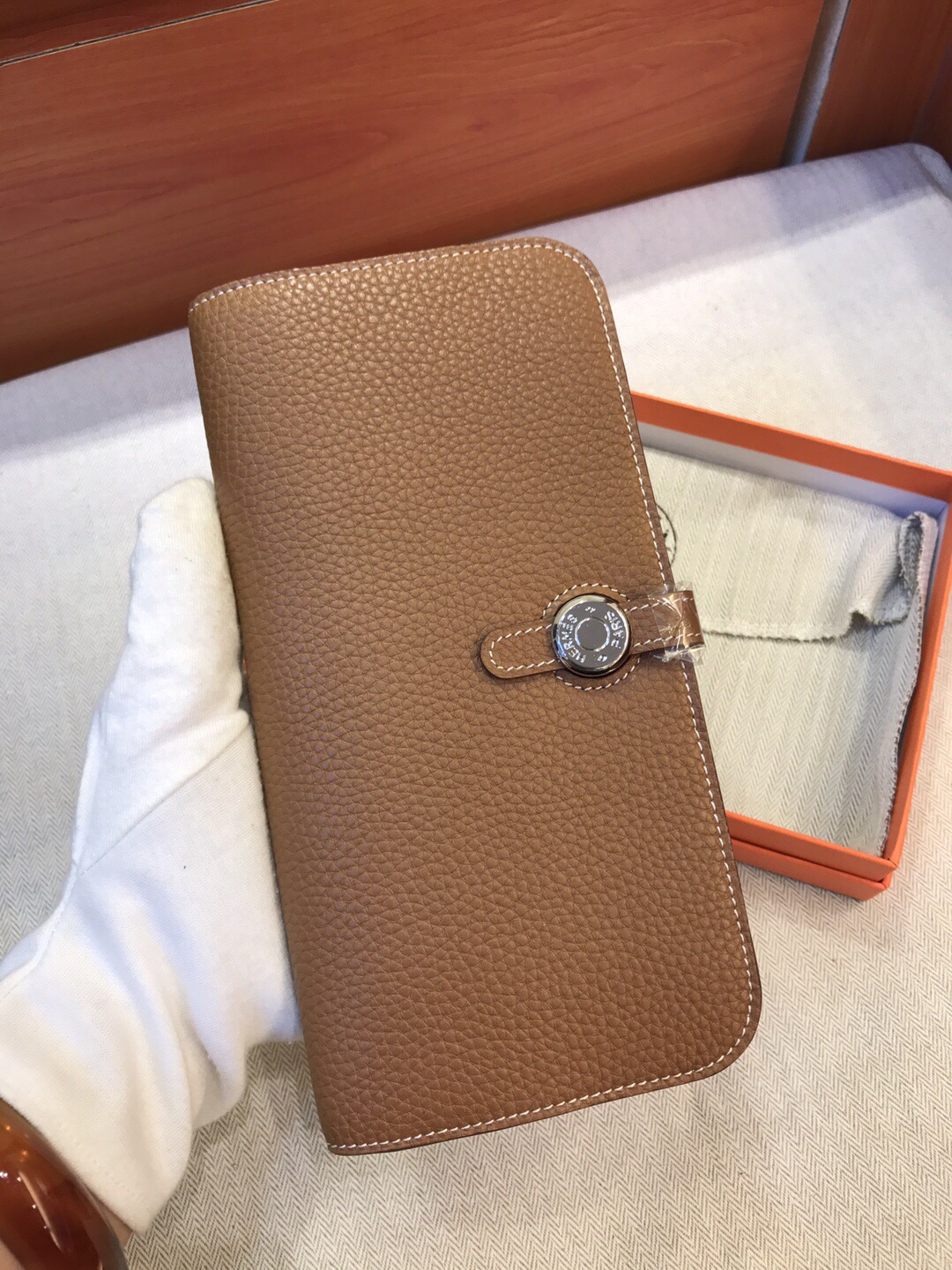 Hermes　エルメス　ドゴンロング　財布 おしゃれ　カードケース　コイン入れ　15色　シルバー金具　長財布 - 画像 3