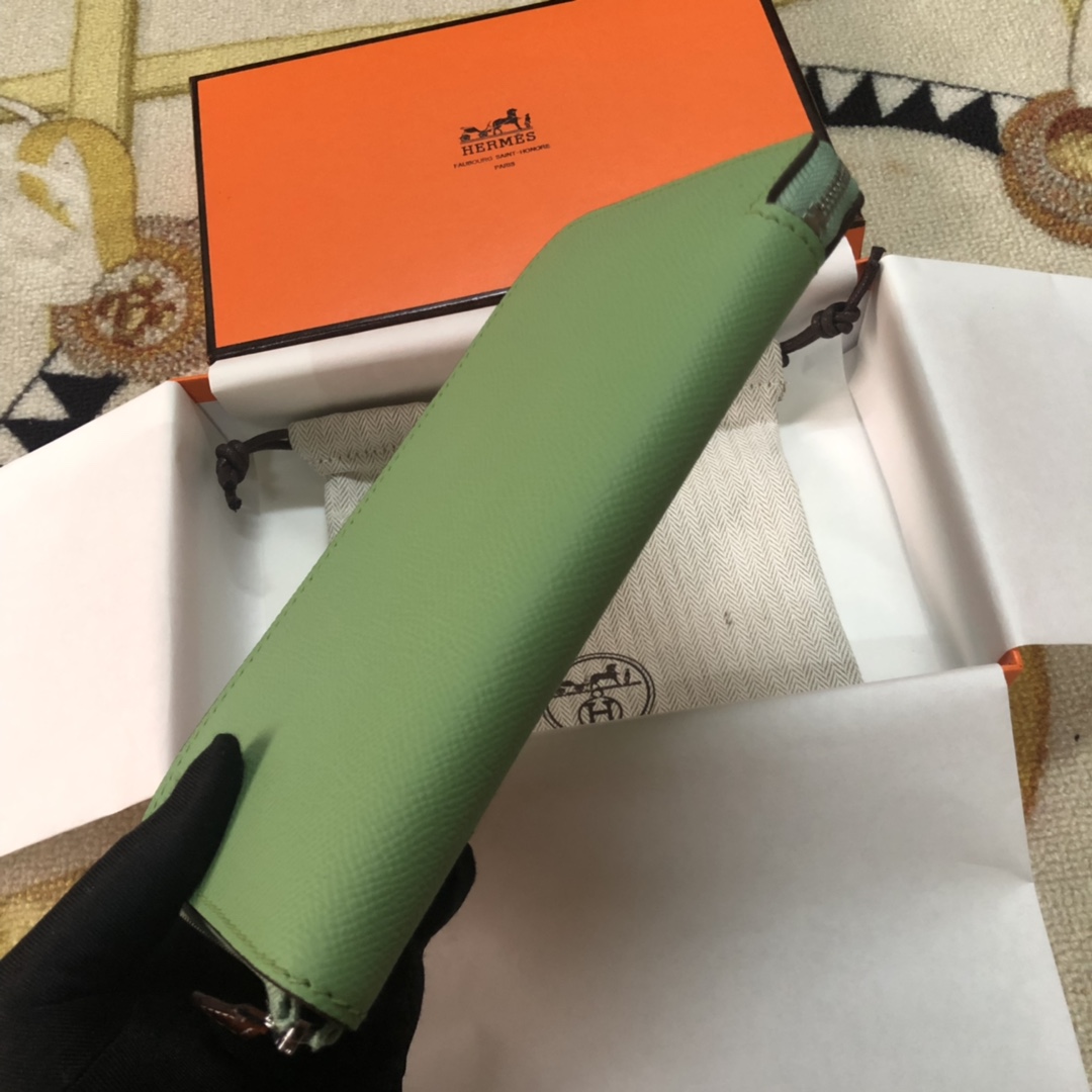 Hermes　エルメス長財布　アザップ ロング シルクイン　札入れ　小銭入れ　ラウンドファスナー　10色選択可　ヴォーエプソン - 画像 4