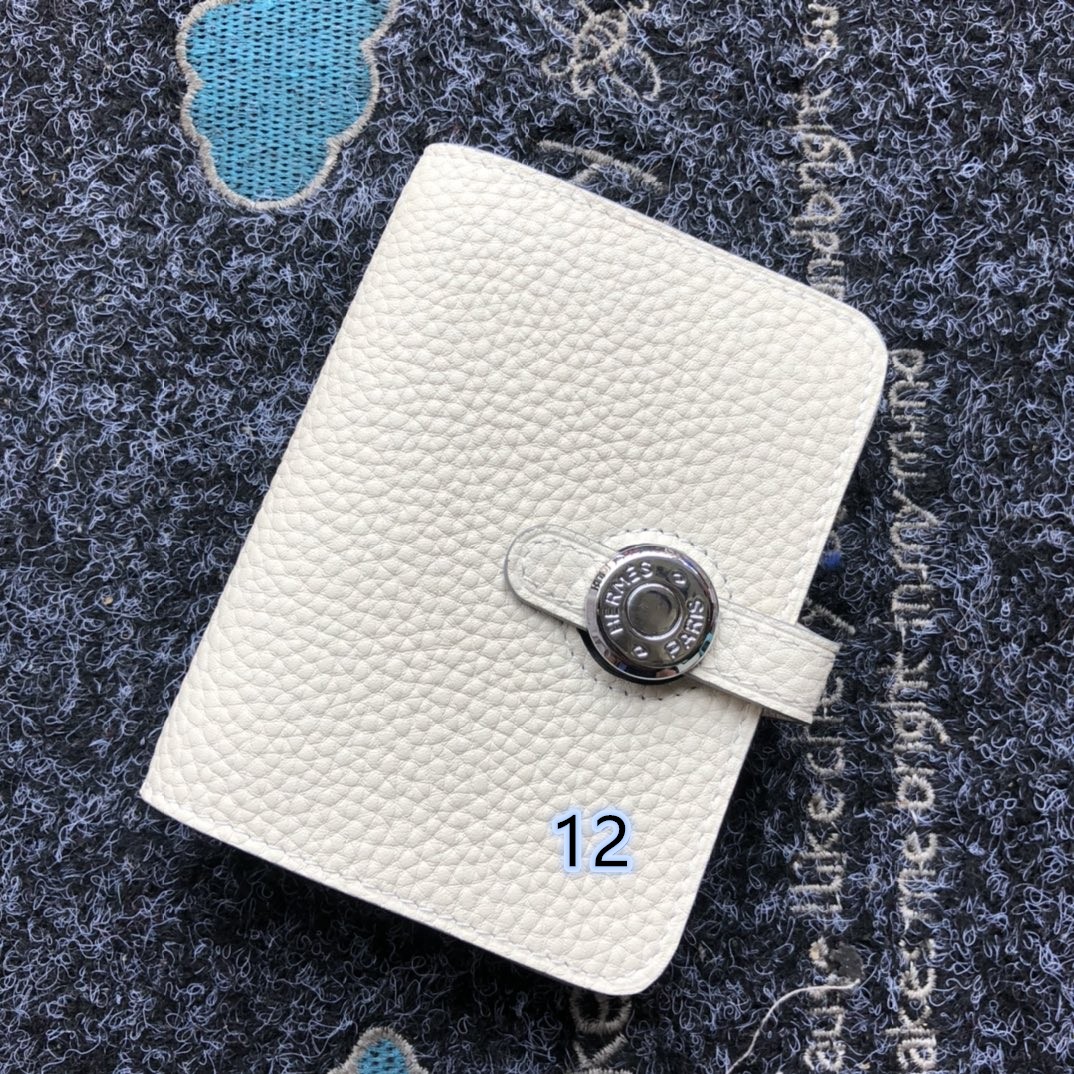 エルメス　ドゴンコンパクト　ウォレット 　シルバー金具　折り財布　14色在庫　HERMES　DOGON COMPACT 　SILVER - 画像 2