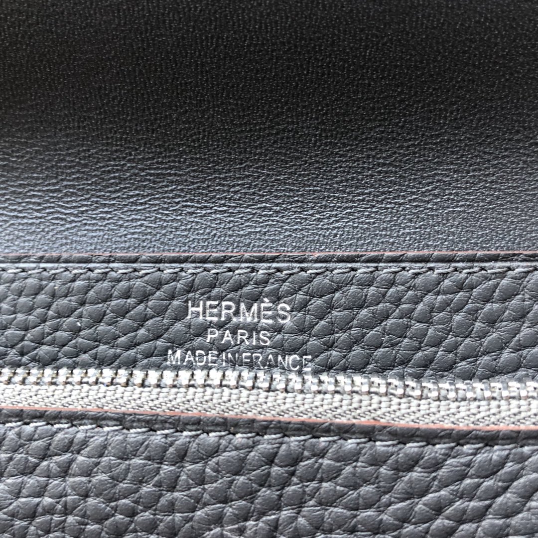 エルメス　ドゴンコンパクト　ウォレット 　シルバー金具　折り財布　14色在庫　HERMES　DOGON COMPACT 　SILVER - 画像 5