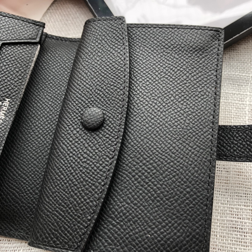 エルメス ベアン ミニ　HERMES　ベアンミニウォレット　カードケース　コイン入れ　ミニ財布　Hロゴ - 画像 6