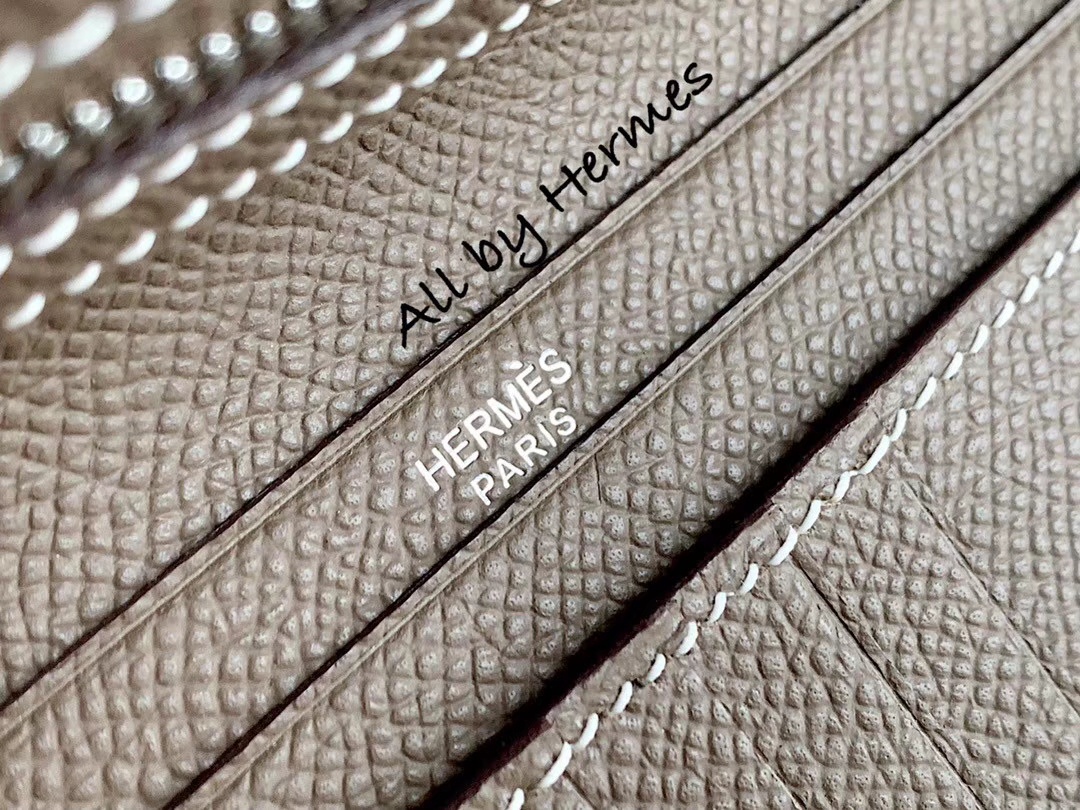 エルメス　HERMES　ベアンコンパクト　二つ折り財布　14色選択可　オシャレ財布　シルバー金具　財布 - 画像 7