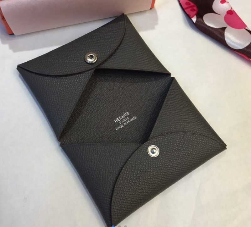エルメス　Hermes　カルヴィ カードケース　ミニ財布 　カードケース　名刺入れ　本革　レディース　メンズ　無地　19色 - 画像 4