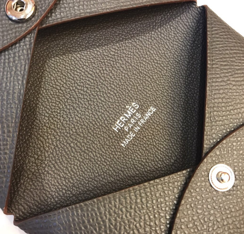 エルメス　Hermes　カルヴィ カードケース　ミニ財布 　カードケース　名刺入れ　本革　レディース　メンズ　無地　19色 - 画像 5