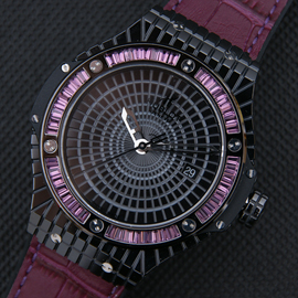 国内発送自信持てる腕時計のウブロ ビックバンブラック キャビア