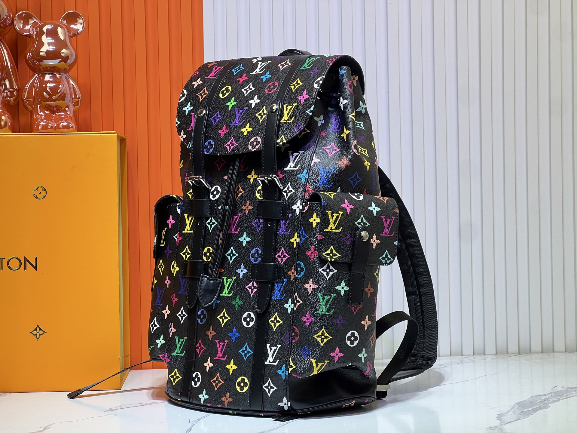 2色国内発送ルイヴィトン マルチカラーChristopher M25240 M41379リュック LV Monogram Craggyスーパー ...