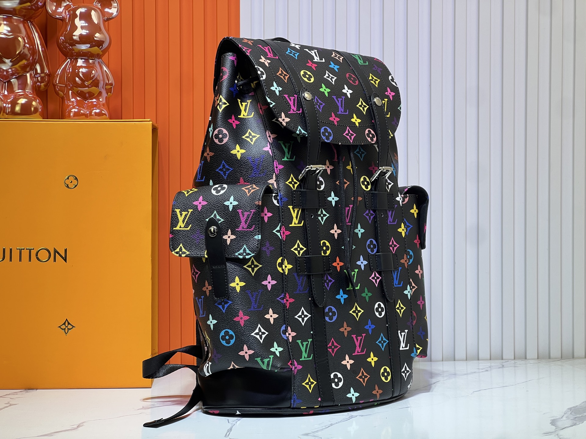 2色国内発送ルイヴィトン マルチカラーChristopher M25240 M41379リュック LV Monogram Craggyスーパー ...
