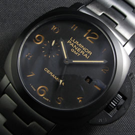 楽しい買い物 PANERAI LUMINOR GMT PAM438 Asain 21600振動 自動巻き 日付表示