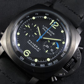 新品発見 PANERAI LUMINOR レガッタ ラトラパランテ PAM00332, Asian 7750搭載 自動巻き 夜光 スモセコ 28800振動