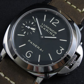 安心と信頼の通販 PANERAI LUMINOR MARINA PAM00112 Asian Unitas 6497 手巻き クロノメーター 21600振動