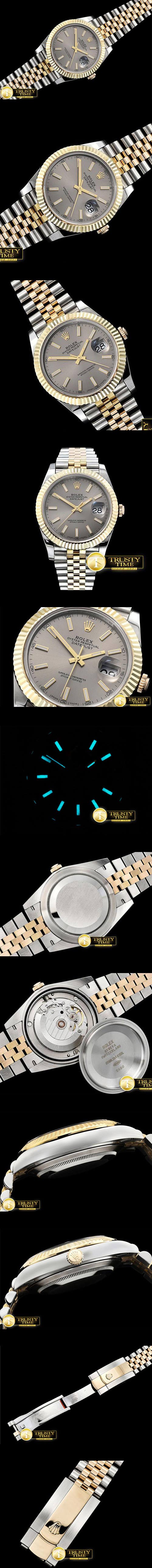 【18K 砲金(ZF工場)】ロレックス  デイトジャスト カジュアル時計  