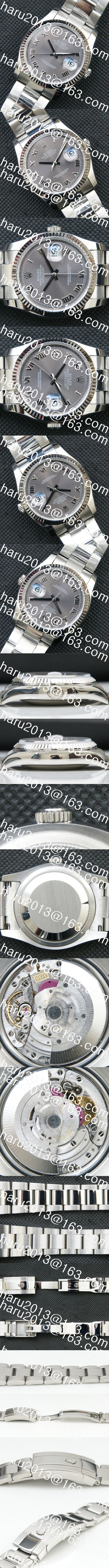 ロレックス デイトジャスト II Swiss ETA社新改良3135【毎秒８振動 28800振動 オートマティック(自動巻き) 】