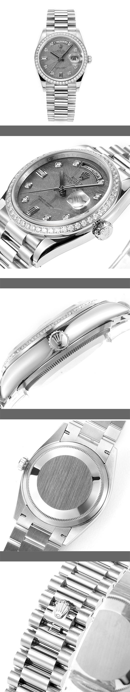 写真5枚以上【36mm】ロレックス デイデイト 118346 メンズ腕時計の通販