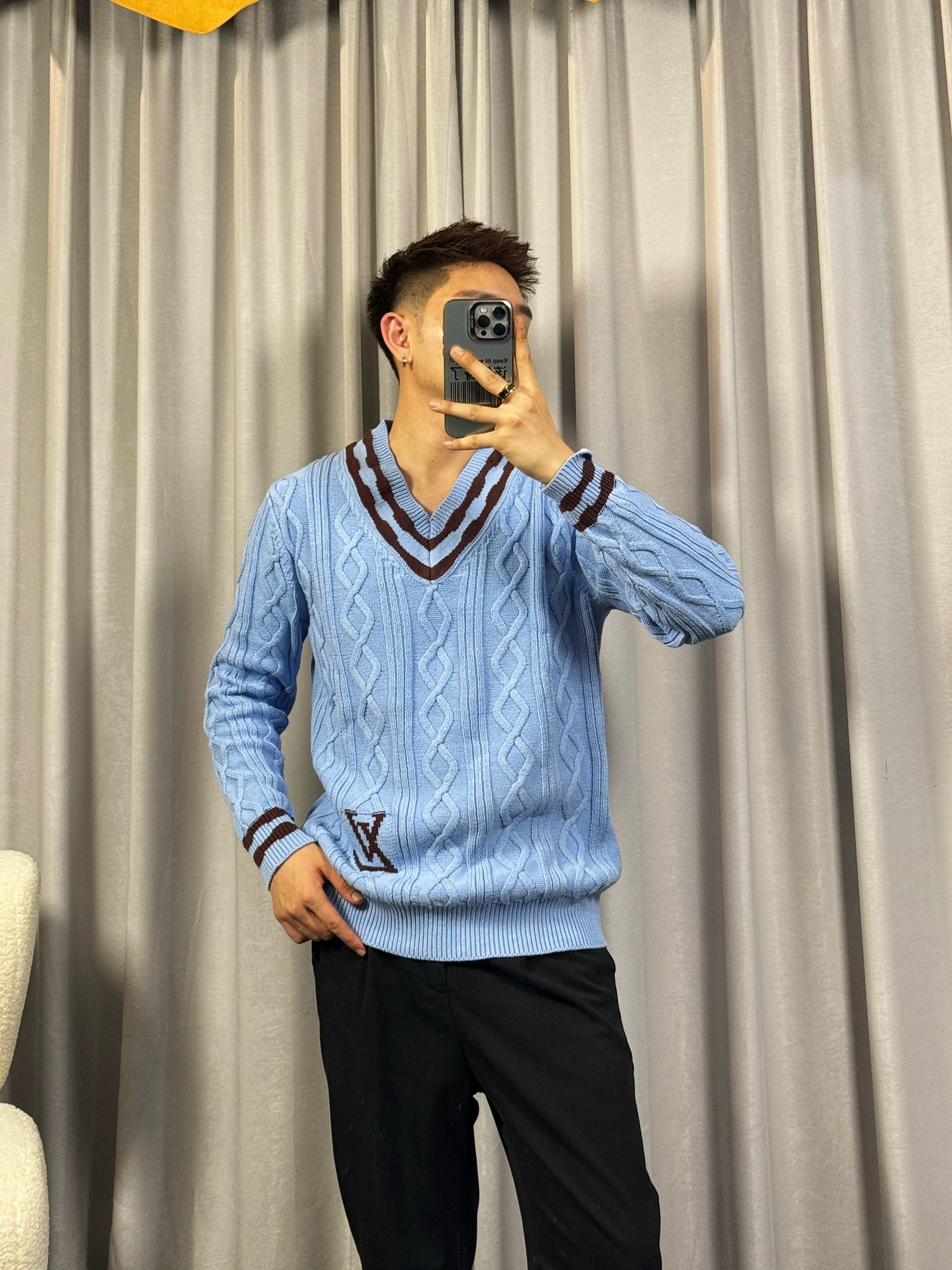 ルイヴィトン セーター S M L XL XXL mu3 スーパーコピー 服実物の写真 N品 安全必ず届く