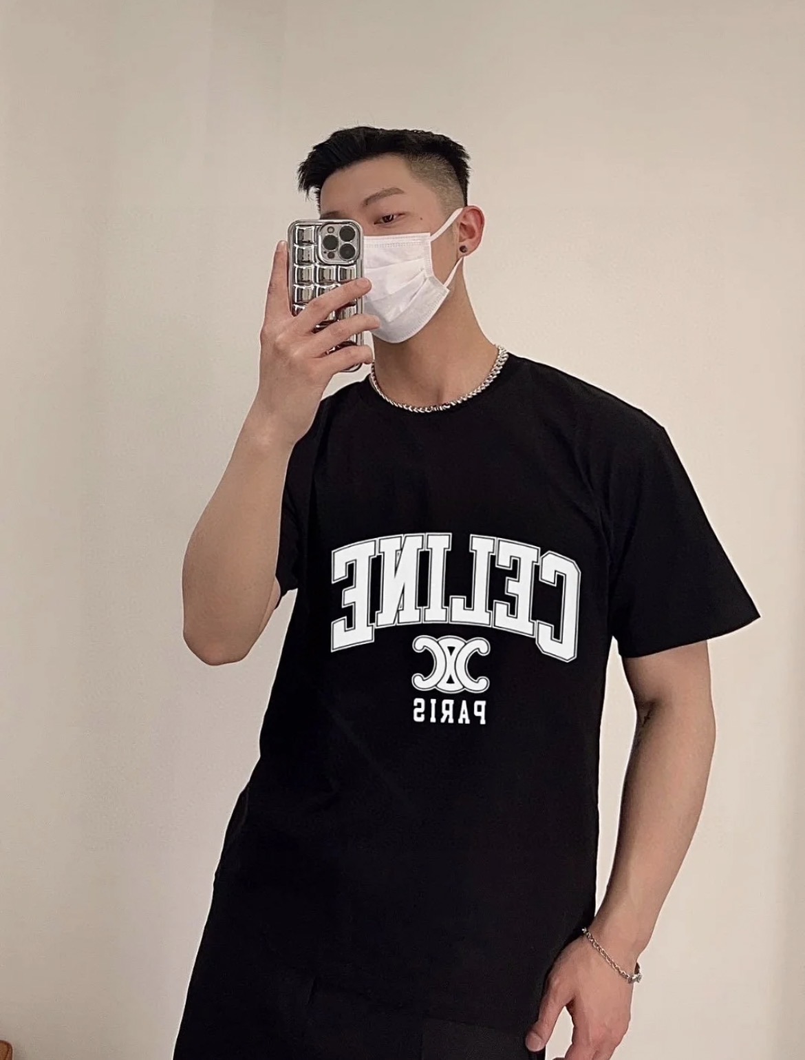 2025ssセリーヌ 半袖Tシャツ トリオンフ Triomphe メンズ/レディース XS S M L  スーパーコピー後払い
