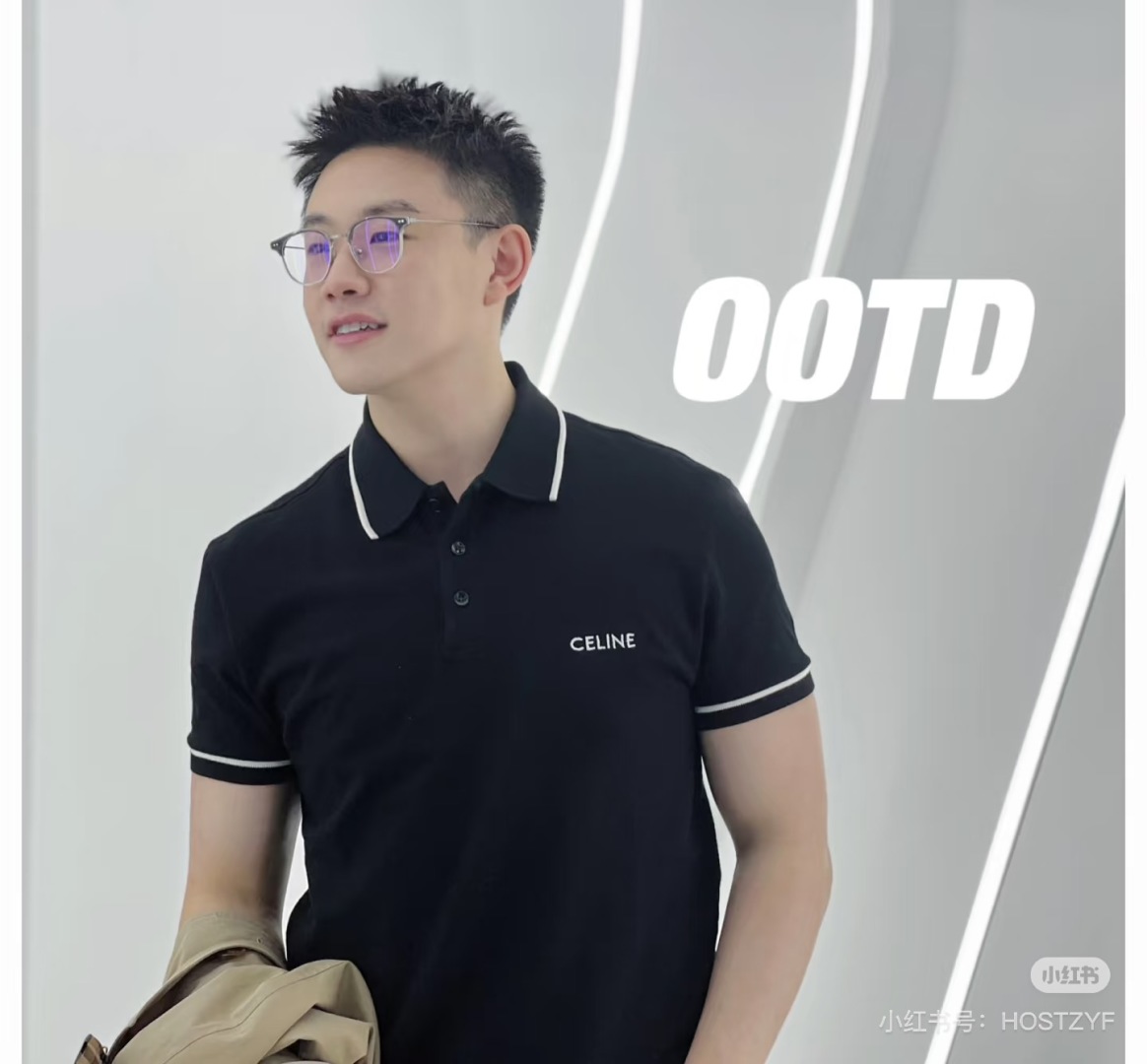 2色 セリーヌ 半袖Poloシャツ メンズ レディース S M L XL XXL Celine文字 スーパーコピー後払い