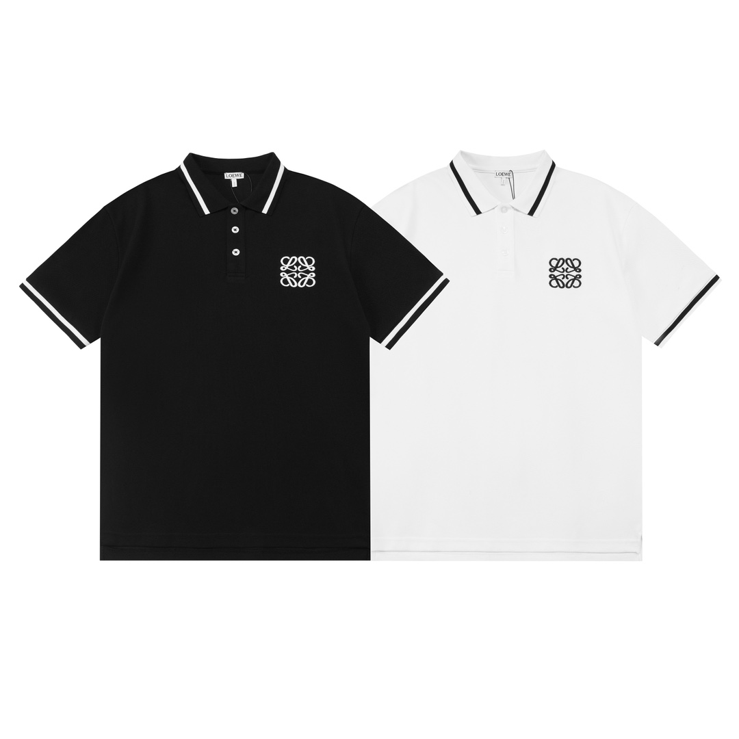 2色国内発送ロエベ 半袖Poloシャツ  S M L XL XXL スーパーコピーN品後払い