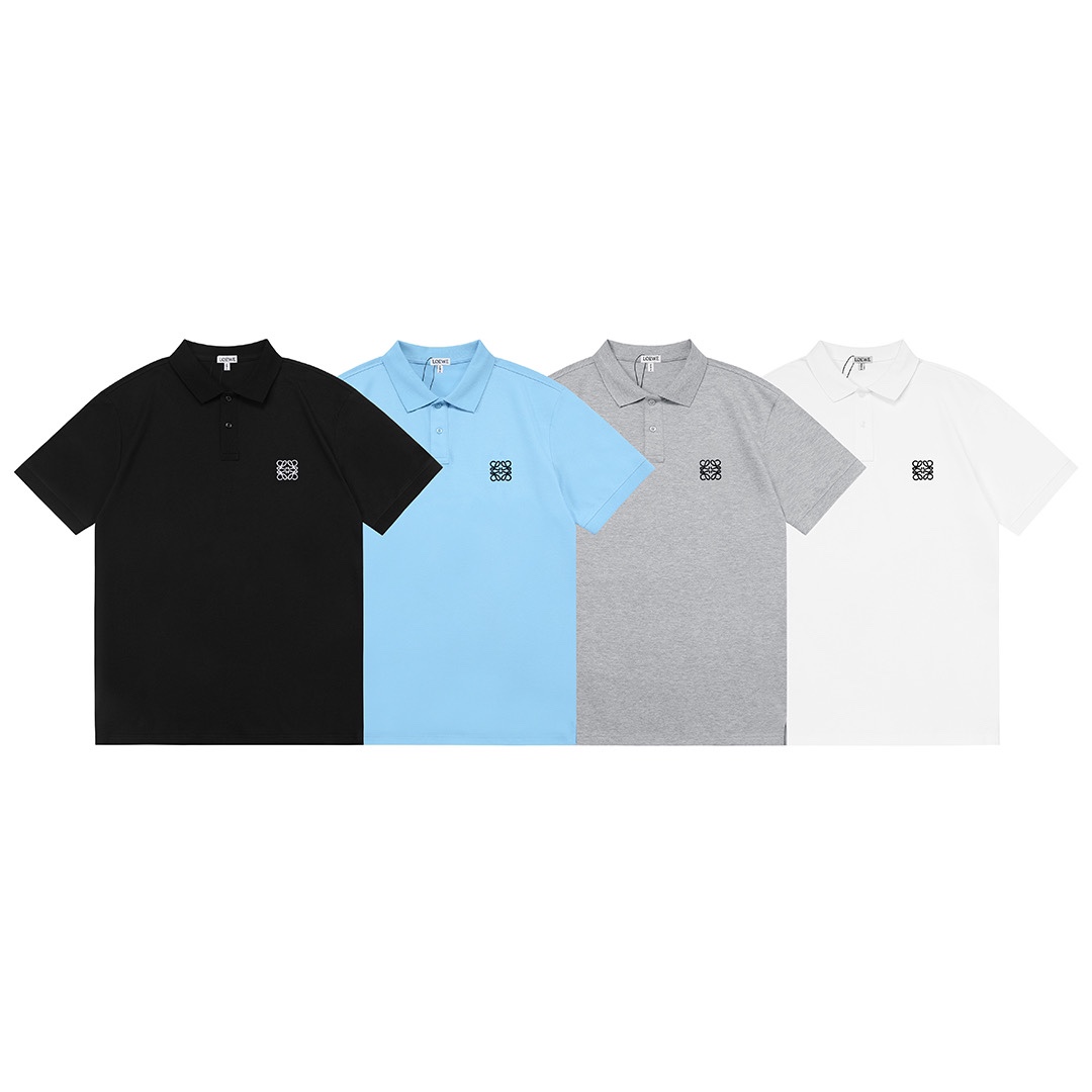 4色国内発送ロエベ 半袖Poloシャツ  M L XL XXL  XXXL スーパーコピーN品後払い