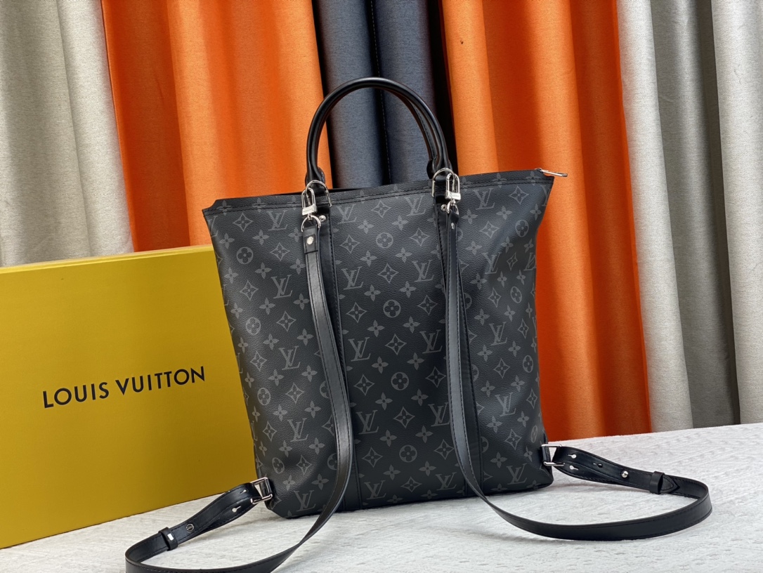 後払いルイヴィトン トートバッグ M45221スーパーコピーTote Gaston Labels Monogram Eclipse LVバッグ代引き国内発送