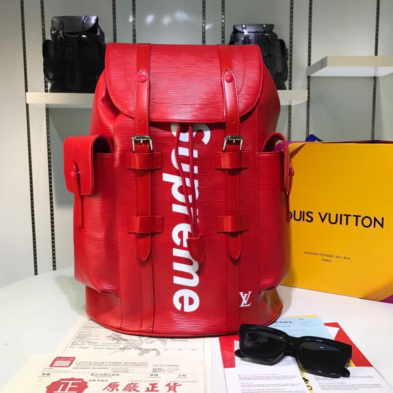 2色 国内発送ルイヴィトン &Supreme リュック Christopher N41379 LVスーパーコピーバックパックN品代引き後払い可能安全なサイト