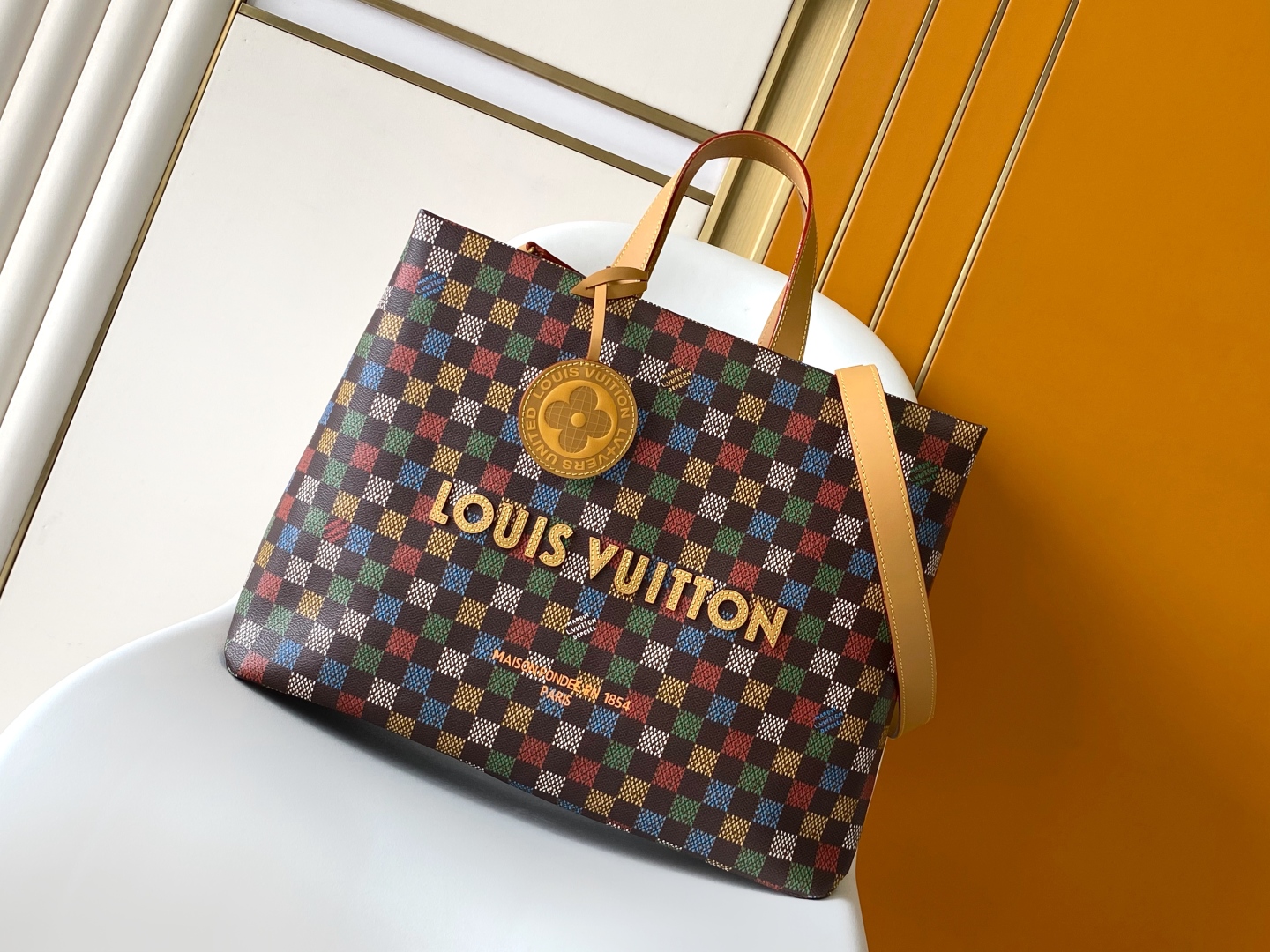 超スーパーコピー トップクラスルイヴィトンN00192 Shopperトートバッグ LVers Damier Ebeneバッグ代引き国内発送
