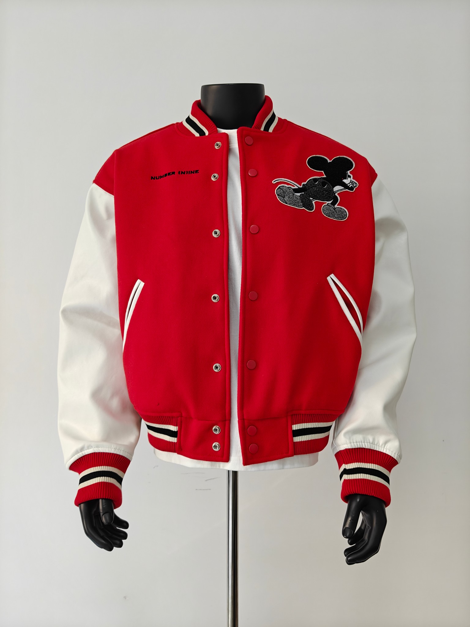 2色シュプリーム スーパーコピー後払い代引きSupreme x NUMBER(N)INE x ディズニーランド FW25 Varsity Jacket 